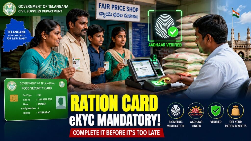 Telangana Ration Card eKYC